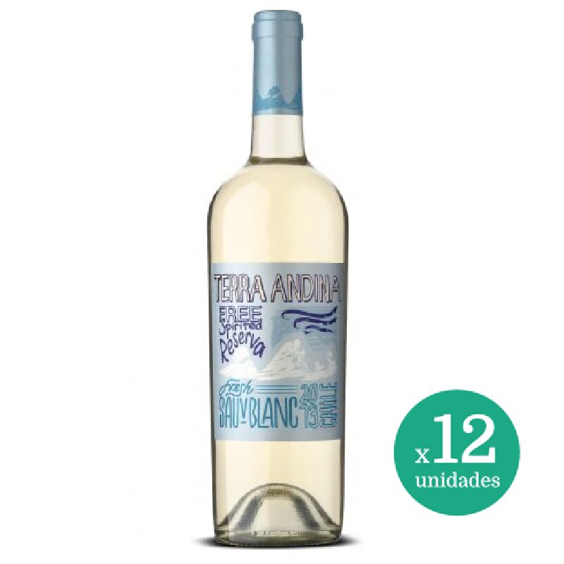 Vino Sauvignon Blanc | 12 Santa Terra Andina Rita x 750cc