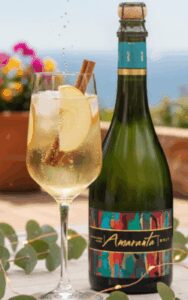 espumoso de manzana y canela