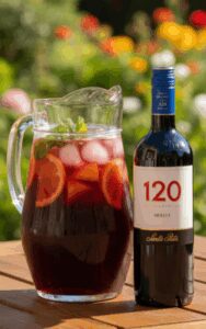 Ponche Navideño de vino tinto